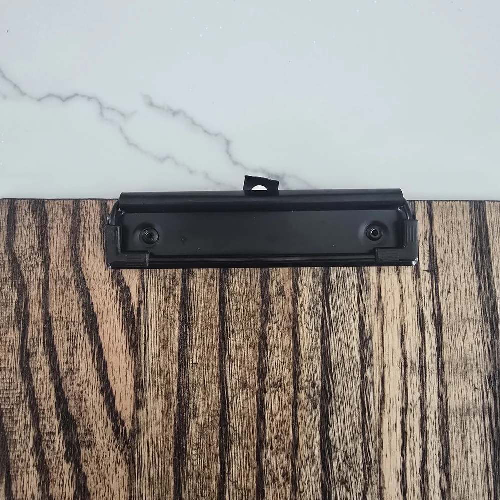 Rustic Wooden Clipboard with Black Clip